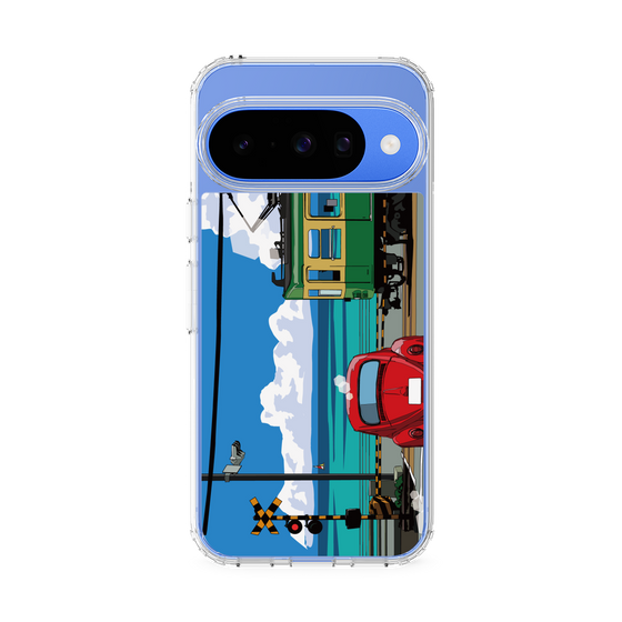 Slim Protection Case［ Studio Alec Shonan Story - Enoden, Horizon, and Cumulonimbus Clouds ］