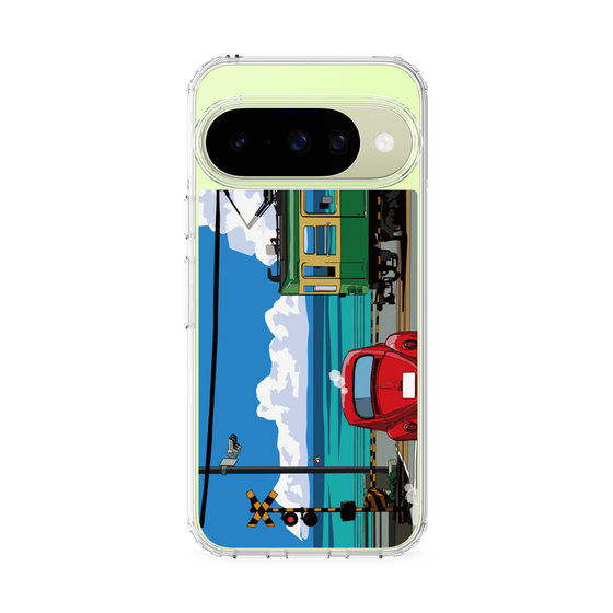 Slim Protection Case［ Studio Alec Shonan Story - Enoden, Horizon, and Cumulonimbus Clouds ］