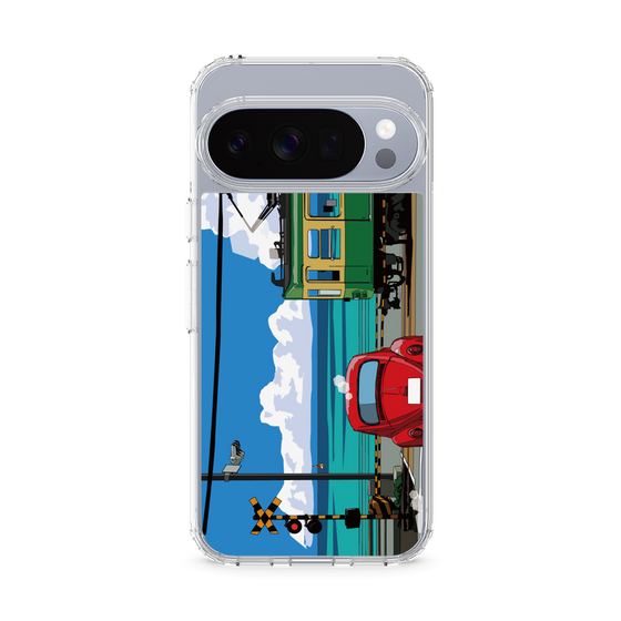 Slim Protection Case［ Studio Alec Shonan Story - Enoden, Horizon, and Cumulonimbus Clouds ］