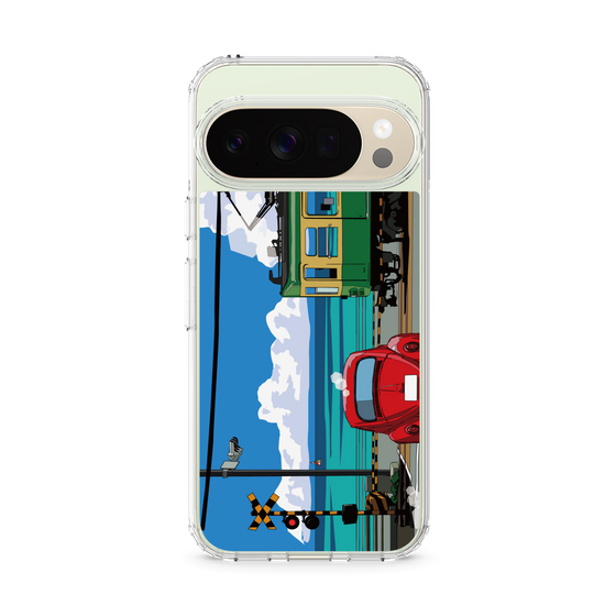 Slim Protection Case［ Studio Alec Shonan Story - Enoden, Horizon, and Cumulonimbus Clouds ］
