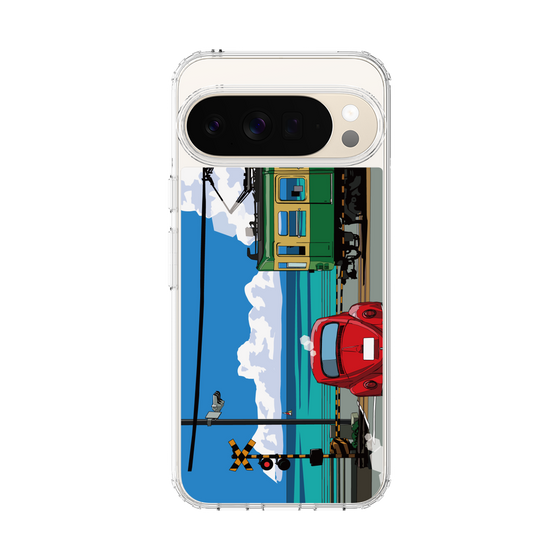 Slim Protection Case［ Studio Alec Shonan Story - Enoden, Horizon, and Cumulonimbus Clouds ］