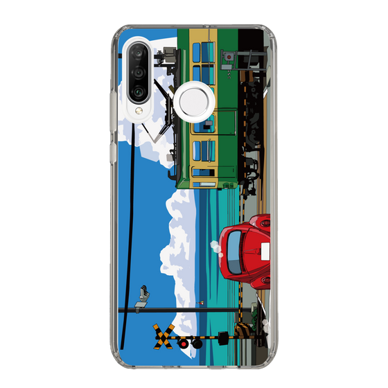 Slim Protection Case［ Studio Alec Shonan Story - Enoden, Horizon, and Cumulonimbus Clouds ］