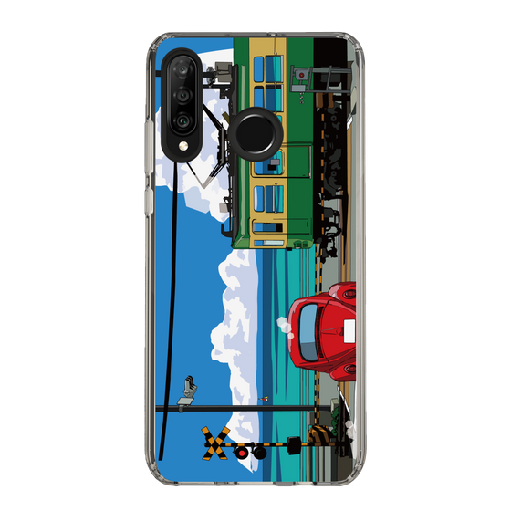 Slim Protection Case［ Studio Alec Shonan Story - Enoden, Horizon, and Cumulonimbus Clouds ］