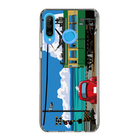 Slim Protection Case［ Studio Alec Shonan Story - Enoden, Horizon, and Cumulonimbus Clouds ］