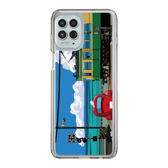 Slim Protection Case［ Studio Alec Shonan Story - Enoden, Horizon, and Cumulonimbus Clouds ］
