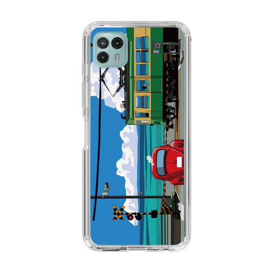 Slim Protection Case［ Studio Alec Shonan Story - Enoden, Horizon, and Cumulonimbus Clouds ］