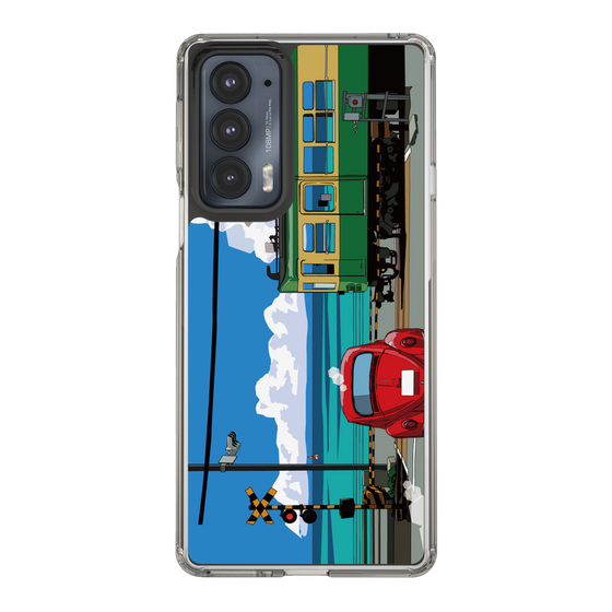 Slim Protection Case［ Studio Alec Shonan Story - Enoden, Horizon, and Cumulonimbus Clouds ］