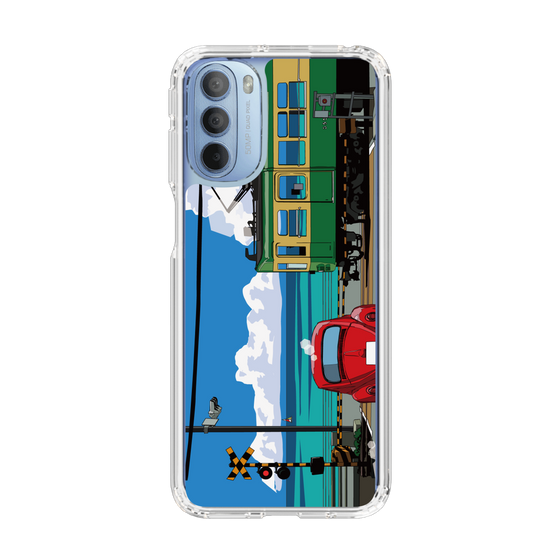 Slim Protection Case［ Studio Alec Shonan Story - Enoden, Horizon, and Cumulonimbus Clouds ］
