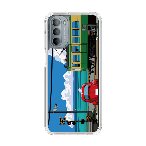 Slim Protection Case［ Studio Alec Shonan Story - Enoden, Horizon, and Cumulonimbus Clouds ］