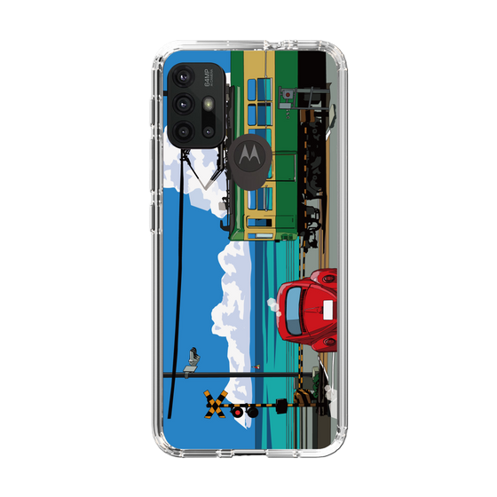 Slim Protection Case［ Studio Alec Shonan Story - Enoden, Horizon, and Cumulonimbus Clouds ］