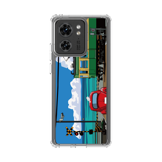 Slim Protection Case［ Studio Alec Shonan Story - Enoden, Horizon, and Cumulonimbus Clouds ］