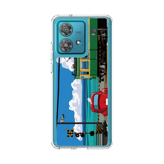 Slim Protection Case［ Studio Alec Shonan Story - Enoden, Horizon, and Cumulonimbus Clouds ］
