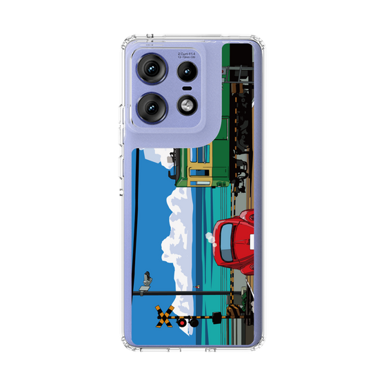 Slim Protection Case［ Studio Alec Shonan Story - Enoden, Horizon, and Cumulonimbus Clouds ］