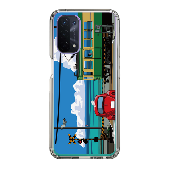 Slim Protection Case［ Studio Alec Shonan Story - Enoden, Horizon, and Cumulonimbus Clouds ］
