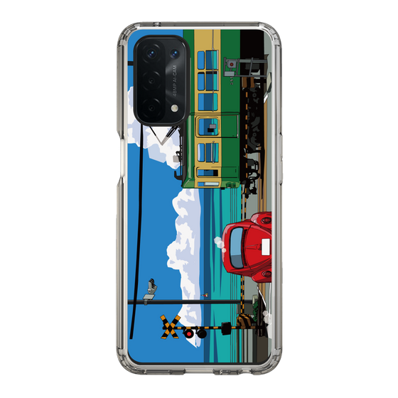Slim Protection Case［ Studio Alec Shonan Story - Enoden, Horizon, and Cumulonimbus Clouds ］