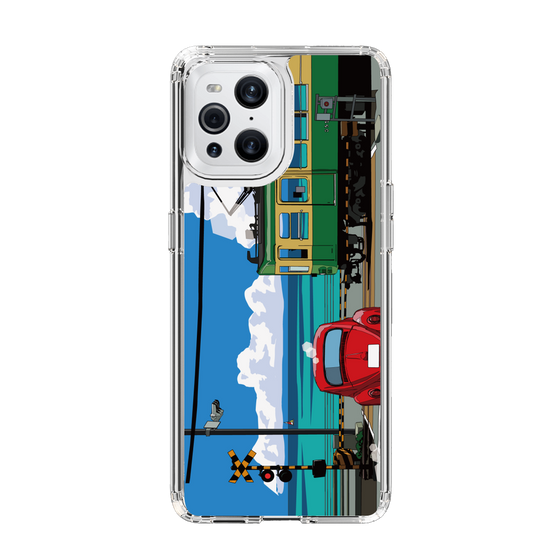 Slim Protection Case［ Studio Alec Shonan Story - Enoden, Horizon, and Cumulonimbus Clouds ］
