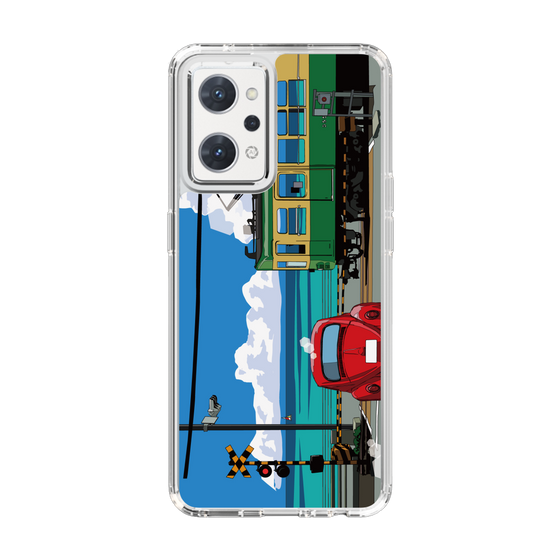Slim Protection Case［ Studio Alec Shonan Story - Enoden, Horizon, and Cumulonimbus Clouds ］