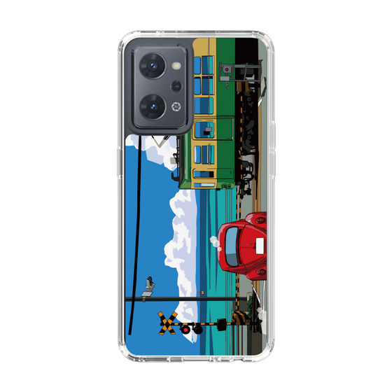 Slim Protection Case［ Studio Alec Shonan Story - Enoden, Horizon, and Cumulonimbus Clouds ］