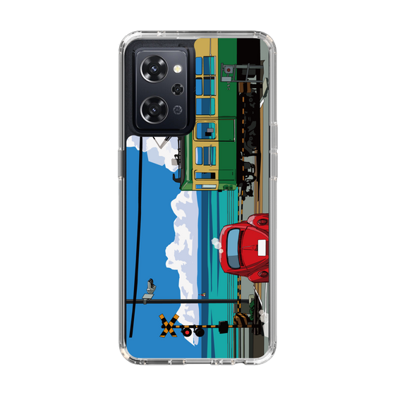Slim Protection Case［ Studio Alec Shonan Story - Enoden, Horizon, and Cumulonimbus Clouds ］