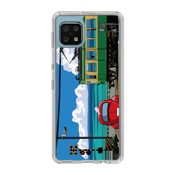 Slim Protection Case［ Studio Alec Shonan Story - Enoden, Horizon, and Cumulonimbus Clouds ］