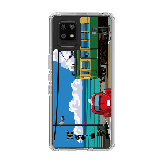 Slim Protection Case［ Studio Alec Shonan Story - Enoden, Horizon, and Cumulonimbus Clouds ］