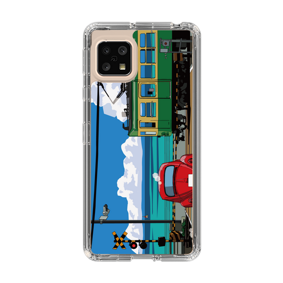 Slim Protection Case［ Studio Alec Shonan Story - Enoden, Horizon, and Cumulonimbus Clouds ］