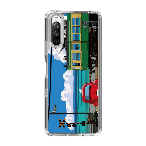 Slim Protection Case［ Studio Alec Shonan Story - Enoden, Horizon, and Cumulonimbus Clouds ］