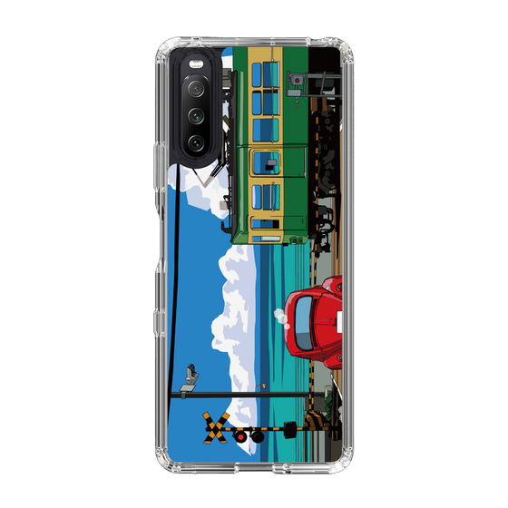 Slim Protection Case［ Studio Alec Shonan Story - Enoden, Horizon, and Cumulonimbus Clouds ］