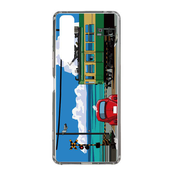 Slim Protection Case［ Studio Alec Shonan Story - Enoden, Horizon, and Cumulonimbus Clouds ］
