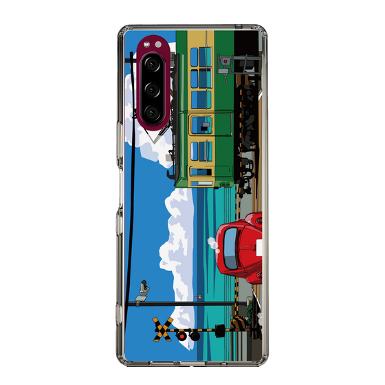Slim Protection Case［ Studio Alec Shonan Story - Enoden, Horizon, and Cumulonimbus Clouds ］