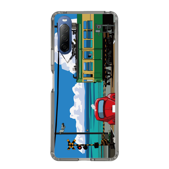 Slim Protection Case［ Studio Alec Shonan Story - Enoden, Horizon, and Cumulonimbus Clouds ］