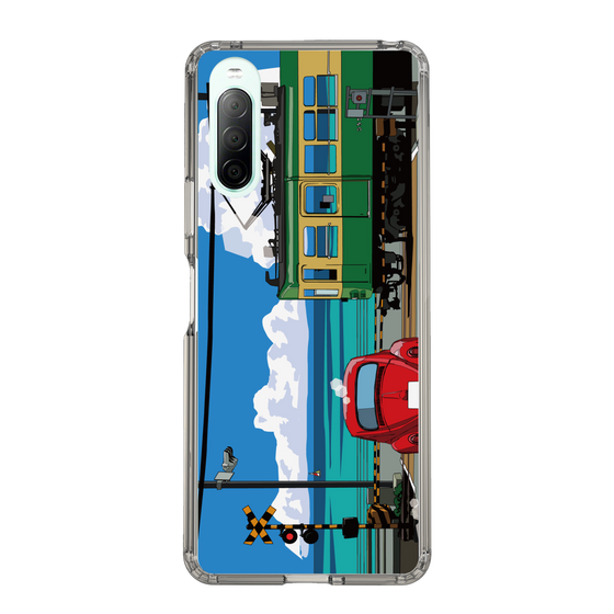 Slim Protection Case［ Studio Alec Shonan Story - Enoden, Horizon, and Cumulonimbus Clouds ］