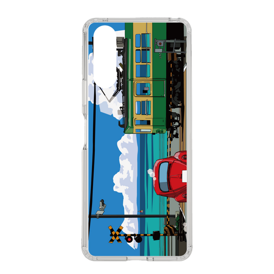 Slim Protection Case［ Studio Alec Shonan Story - Enoden, Horizon, and Cumulonimbus Clouds ］