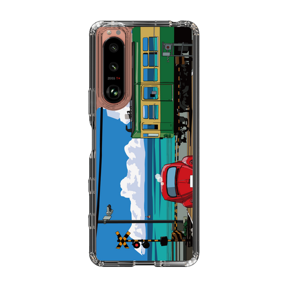 Slim Protection Case［ Studio Alec Shonan Story - Enoden, Horizon, and Cumulonimbus Clouds ］