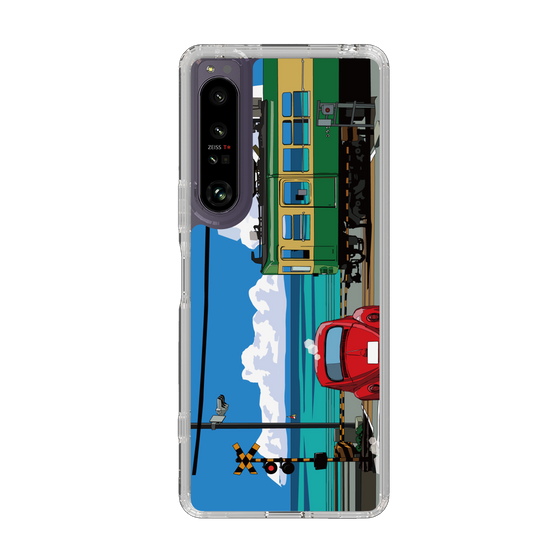 Slim Protection Case［ Studio Alec Shonan Story - Enoden, Horizon, and Cumulonimbus Clouds ］