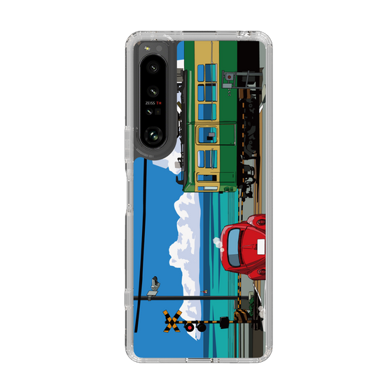 Slim Protection Case［ Studio Alec Shonan Story - Enoden, Horizon, and Cumulonimbus Clouds ］