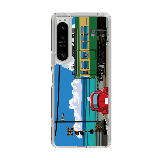 Slim Protection Case［ Studio Alec Shonan Story - Enoden, Horizon, and Cumulonimbus Clouds ］