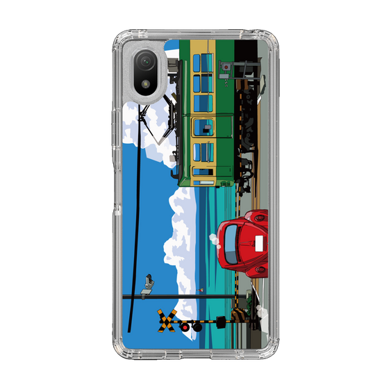 Slim Protection Case［ Studio Alec Shonan Story - Enoden, Horizon, and Cumulonimbus Clouds ］