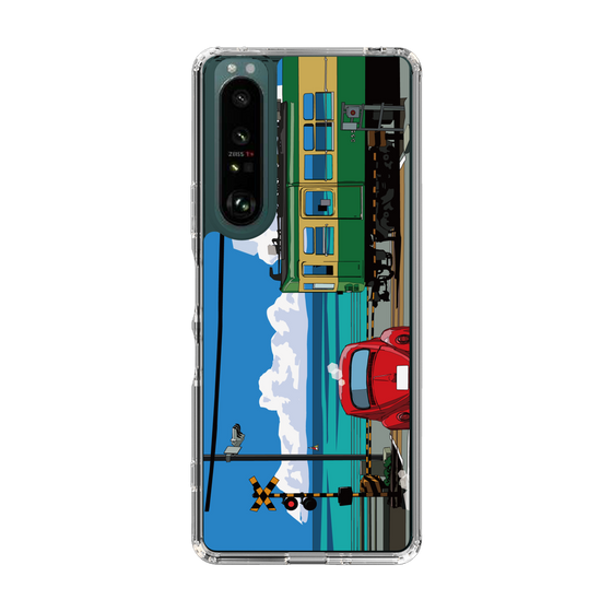Slim Protection Case［ Studio Alec Shonan Story - Enoden, Horizon, and Cumulonimbus Clouds ］