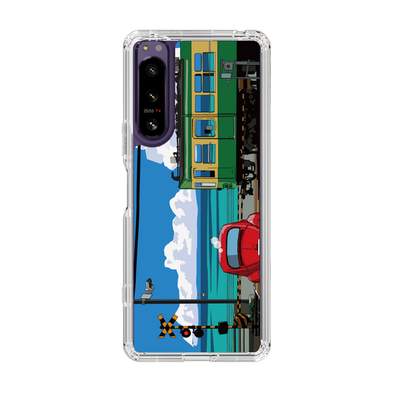 Slim Protection Case［ Studio Alec Shonan Story - Enoden, Horizon, and Cumulonimbus Clouds ］