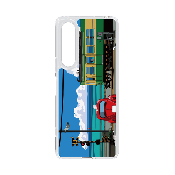 Slim Protection Case［ Studio Alec Shonan Story - Enoden, Horizon, and Cumulonimbus Clouds ］