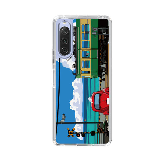Slim Protection Case［ Studio Alec Shonan Story - Enoden, Horizon, and Cumulonimbus Clouds ］