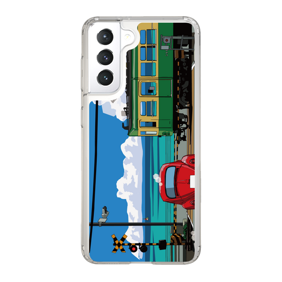 Slim Protection Case［ Studio Alec Shonan Story - Enoden, Horizon, and Cumulonimbus Clouds ］