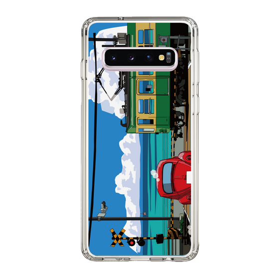 Slim Protection Case［ Studio Alec Shonan Story - Enoden, Horizon, and Cumulonimbus Clouds ］