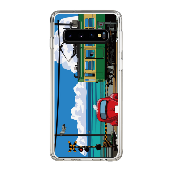 Slim Protection Case［ Studio Alec Shonan Story - Enoden, Horizon, and Cumulonimbus Clouds ］