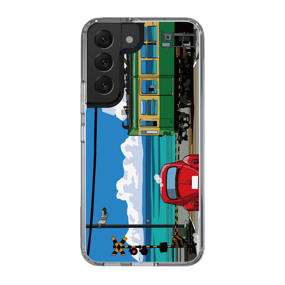 Slim Protection Case［ Studio Alec Shonan Story - Enoden, Horizon, and Cumulonimbus Clouds ］