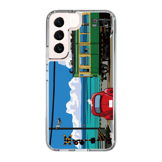 Slim Protection Case［ Studio Alec Shonan Story - Enoden, Horizon, and Cumulonimbus Clouds ］
