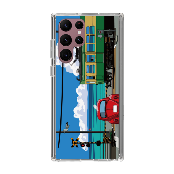 Slim Protection Case［ Studio Alec Shonan Story - Enoden, Horizon, and Cumulonimbus Clouds ］