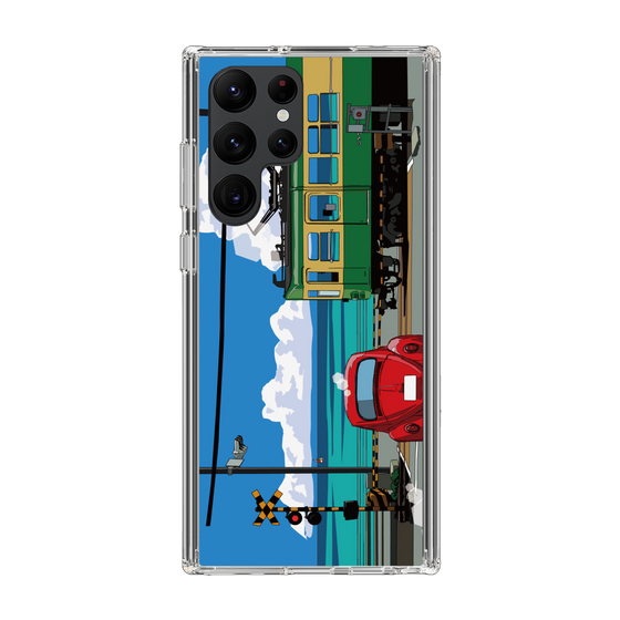 Slim Protection Case［ Studio Alec Shonan Story - Enoden, Horizon, and Cumulonimbus Clouds ］