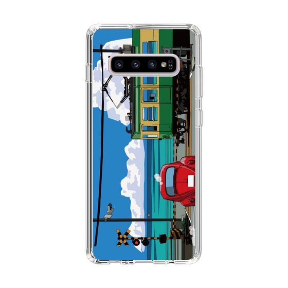 Slim Protection Case［ Studio Alec Shonan Story - Enoden, Horizon, and Cumulonimbus Clouds ］